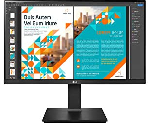 LG Monitor IPS 24QP550-B QHD polivalente Pannello IPS: 2560 x 1440 px, 16:9, 300 cd/m2, 1000:1, sRGB >99%, 75Hz, 5ms, Diag 60.45cm Ingressi: HDMI x2, DP x1 cornici ultrasottili