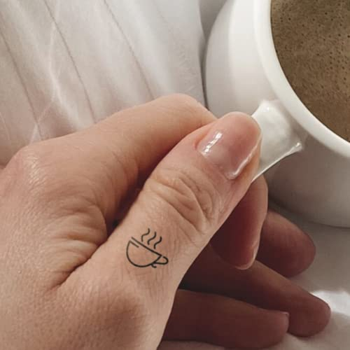 MyJagua Tattoo • Coffee Time | 1-2 Wochen Tattoo | Auf Pflanzenbasis | Hautverträglich | Wasserfest | Neue Tattoo Technologie | Kein Klebe Tattoo