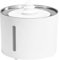 Amazon Basics Fontaine à eau pour chat en acier inoxydable à boire avec 3 filtres, 3 L, Blanc