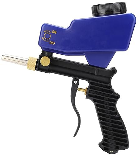 Schwerkraft-Sandstrahlpistole, Luft-Sandstrahl-Spray-Handgerät, 70–150 PSI, 6000 U/min