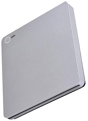 jojofuny 1set Esterno Dvd e Type-c Masterizzatore Dvd Dual Type Design Ultra Sottile Per Uso Domestico e Ufficio Argento