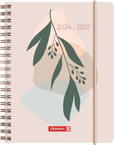 BRUNNEN Schülerkalender (2024/2025) „Mediterranean“, 2 Seiten = 1 Woche, A6, 208 Seiten, mehrfarbig