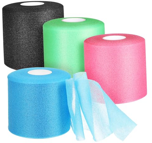 4 Rollen Pre Wrap Sporttape Atmungsaktives Schaumstoffmaterial Für Sportler Hautfreundliches Und Robustes Tape Für Handgelenke Knöchel Und Vielseitige Anwendungen