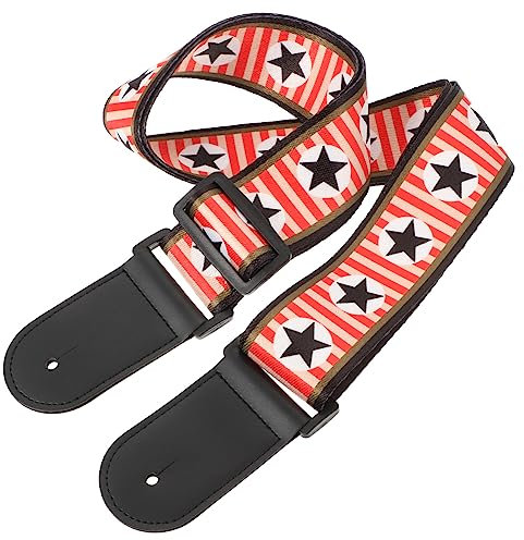 ULDIGI Gitarrengurt Verstellbar Für Gitarre Und Bass Material Einfach Zu Reinigen Robuste Schultergurt