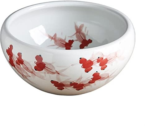 Jardinières Jingdezhen Pot de fleur en céramique peint à la main bol de nénuphar hydroponique Pot de plante verte réservoir de poisson (trou sans fond) Jardinières Pour Plantes D'intérieur(D,M)