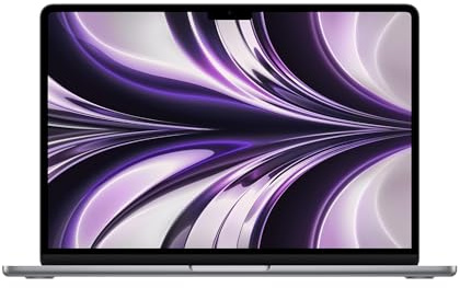 2022 Apple MacBook Air con Chip M2 10-Core GPU (13-Pulgadas, 8GB RAM, 512GB de Almacenamiento SSD) (QWERTZ German) Gris Espacial (Reacondicionado)