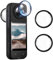 Rotating Lens Guard for Insta360 X4 Action Camera Waterproof Anti-Scratch High Transparency Lens Protector Removable Protective Cover Frame for Standard Lens Ideal for Outdoor Adventures &Travel