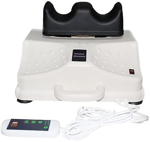 Leg Circulation Booster with Swing Motion, Foot and Leg Massager Machine with Remote Control for Blood Flow & Passive Exercise, Home Vitality Trainer