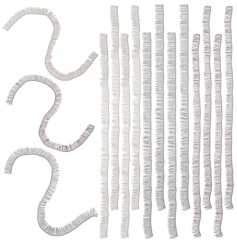 VALICLUD 15Pcs DIY Doll False Eyelashes Strips Multi-Color 0.8Cm Simulated Decorative Eyelashes for Doll Craft Supplies with Black, Brown, and Tea Shades