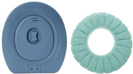 Fenteer Asiento de inodoro tipo cubo con tapa gruesa, universal, para uso doméstico, para acampar al libre, para emergencias, viajes largos y pesca.