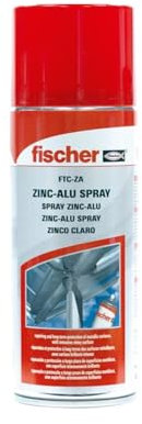 Fischer 509241 - Spray protección metal cincado aluminio 400ml