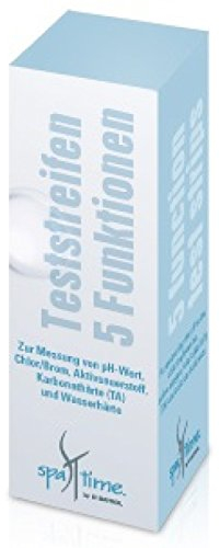 Bayrol SpaTime Teststreifen mit 5 Funktionen Wasserpflege für Whirlpools 288220