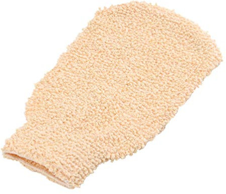 FRCOLOR Guanto Esfoliante Guanti Naturale in fibre di Bamboo guanti corpo per Purifica pori