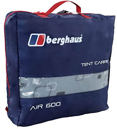 Berghaus Air 600/6.1/6 Tent Carpet with Triple Layered Insulation, Waterproof Base, Foam Mid-Layer & Warm & Cosy Fleece Upper, Carry Bag Included, 292cm x 250cm
