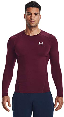 Under Armour Men's Ua Hg Armour Comp Ls Long-Sleeve Sports Top, Breathable Long-Sleeved Top for Men (Pack of 1)