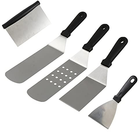 Uonlytech 5stücke Edelstahlschaufel Für Pizza Backschaufel Für Pizzaöfen Pizzaspatel Für Pizza-transfer Pizzapfanne Für Pizza-bereitung Edelstahl Pizza Peel Für Backen