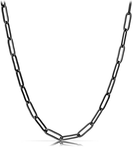 Made by Nami Halskette aus Edelstahl für Herren – Gliederkette/Panzerkette/Cuban Link – Robuster Herren Schmuck, Handmade, Verschiedene Längen & Farben