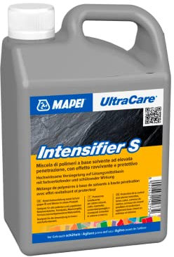 MAPEI Ultracare INTENSIFIER S, Miscela di polimeri a base solvente a elevata penetrazione, Effetto ravvivante e protettivo, Tanica 1 Lt.