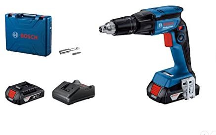 Bosch Professional GTB 185-LI - Destornillador inalámbrico (2 x 2,0 Ah, estuche)