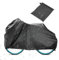 Bicycle garage, 1 piece, black, 210D Oxford waterproof bicycle covers, length 200 cm, width 70 cm, height 110 cm, bicycle protective cover, equipped with a bicycle cover, storage bag (ZXCZ-01)