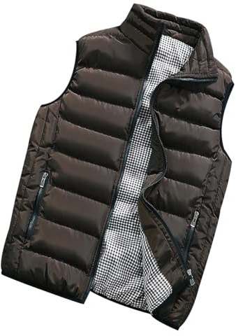 Peuignao Giubbotto Smanicato Uomo Gilet Imbottito Uomo Invernale Giubbino Smanicato Uomo Casual Gilet Trapuntato Uomo Giacca Senza Maniche Giacchetto Cappotto Smanicato Uomo Gilet Uomo Imbottiti