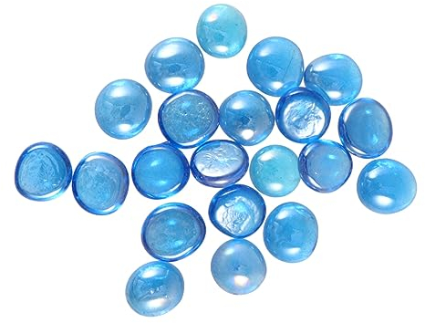 Glasperlen 1 Satz Blau Weihnachten Party für Bastelprojekte und Blumentöpfe