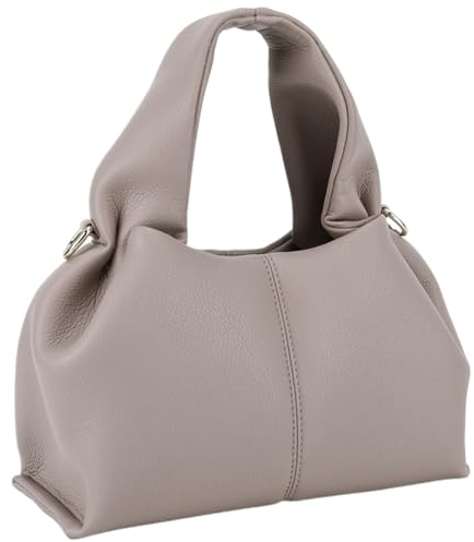 TIAASTAP kleine Handtasche für Damen PU Leder kleine Tasche Vintage Hobo Bag Beuteltasche Einfarbig Clutch Umhängetasche Damen klein Schultertasche Geldbörse Women's Shoulder Bag