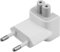 MultiAccesorios Presa per caricabatterie Apple - Sostituzione per adattatore di alimentazione compatibile con Macbook, iPhone, iPad - Protezione da corto circuito - Plastica Ignifugo, Bianco