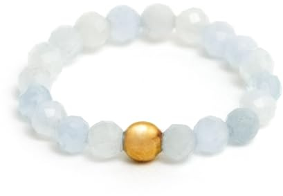 BERGERLIN Naturstein Fidget Ring Damen Herren, Anti Stress, Goldperle | Anti Stress Ring Damen & Herren: Edelstein Ring, facettierte Natursteine & Goldperle – vom deutschen Prüflabor bestätigt.