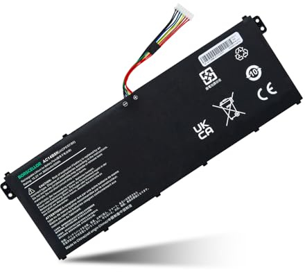BORSCELLOR AC14B8K AC14B3K Akku für Laptop Acer Aspire ES1-111M ES1-512 ES1-711 E3-112 E5-721 E5-731 E5-771 E5-771G R3-131T R7-371T R7-372T R5-471T R5-571T A515-41G