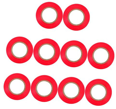 DECOMELODY 10piezas Cintas Aislantes Anchas Unidades Cinta Aislante Para Exterior Pvc
