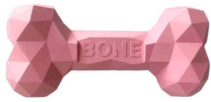 XFSRG Kauspielzeug für Hunde Rosa Kauknochen Hund Welpenspielzeug Robust Hundezubehör für Welpen (Rosa)
