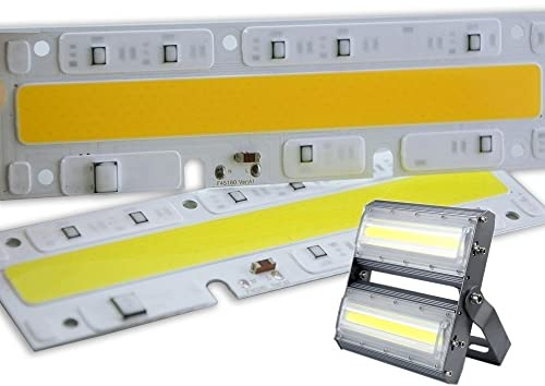CZMDKEXM Pack of 2, LED Diode Array Matrix Chips 30W/50W/150W AC110V Smart IC Spotlight Projector Floodlight Light Source Household Bulbs(Warm White 110V,30W)