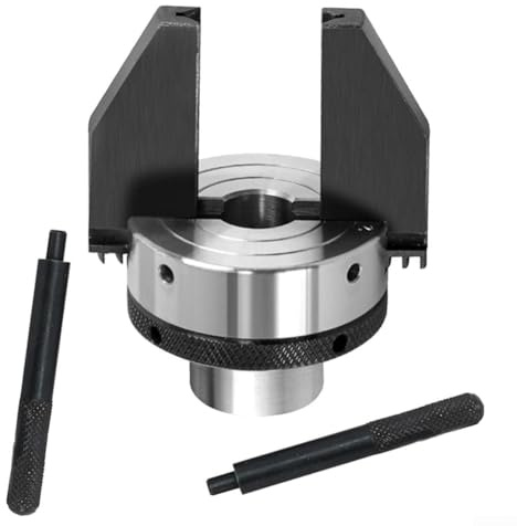 Mandrin à 2 mâchoires pour tour à bois, taille de 5,1 cm, utilisé pour le perçage de stylo et le fraisage carré de 1 à 8 pour montage de filetage TPI