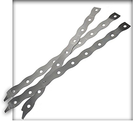 50 Stück Mauerverbinder 300 x17 x 0,5 mm Edelstahl Flachanker Maueranker Wandanker Anschluß Zulassungs-Nr. Z - 17.1-750