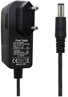 Security-01 AC zu DC 5V 2A Netzteil Adapter, Stecker 5,5mm x 2,1mm für CCTV-Kamera LED String Licht