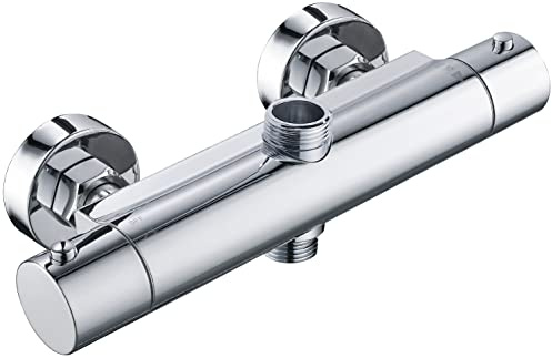 Mitigeur Thermostatique Double Sortie pour Colonne de Douche BOLEA by Eurosanit