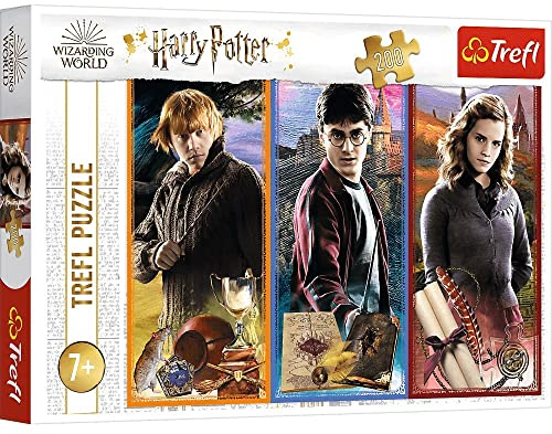 Trefl, Puzzle, In der Welt der Magie und Hexerei, Harry Potter, 200 Teile, für Kinder ab 7 Jahren