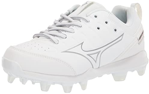 Mizuno 320639.0000.08.0750 9-Spike Advanced Finch Elite 5 Damen Softball-Stollen aus TPU, Weiß, 40.5 EU