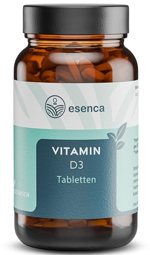 Vitamin D3 Tabletten 1000 IE – Hochdosiert mit 400 Tabletten (1 pro Tag) – Unterstützt Knochen, Immunsystem & Muskeln – Vegetarisch & Laborgeprüft – aus Deutschland