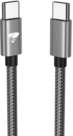 USB C to USB C Cable Fast Charging 2M 60W Type C to Type C Cable C to C Charger Lead for iPhone 15 Pro Max Plus MacBook Air/Pro iPad Pro/Air Samsung Galaxy S23/S22/S21 Google Pixel 8/7 Switch