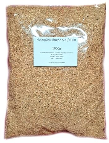 Räuchermehl | Hackspäne | Holzspäne Buche 500/1000-1000g