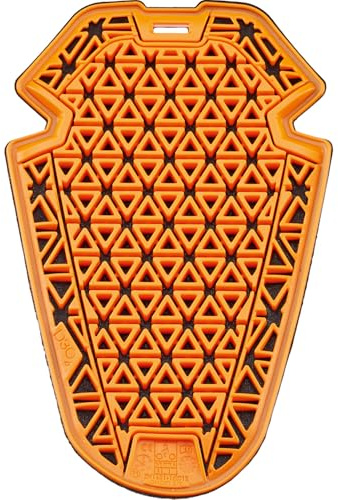 Held D3O Ghost Motorrad-Protektor Orange Einheitsgröße | Level 2, CE EN 1621-1, atmungsaktiv, 11mm dünn