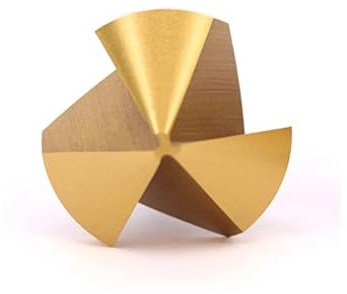 Fasenfräser Senker HSS 90 Grad Kobalthaltiges Anfas-Metallfräswerkzeug 1 3 Flöten-Fase Anfas-Schaftfräser(3F,35X90)
