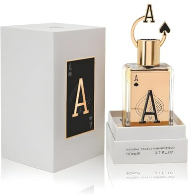 Ace Eau de Parfum 80 ml Fragrance World - Profumo unisex con profumo di agrumi, profumo elegante per uomini e donne | Regalo perfetto per ogni occasione con Kajal