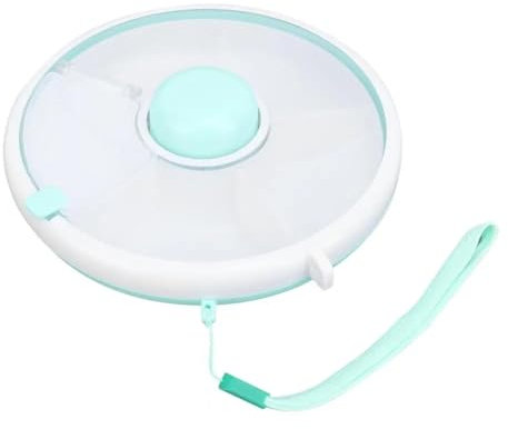 Ascitndy Snack-Spinner, Rotierende Snackbox, Tragbar, Melonen-Süßigkeiten-Samen-Organizer, Aufbewahrungsboxen, Obstschalen, Snack-Spinner-Behälter