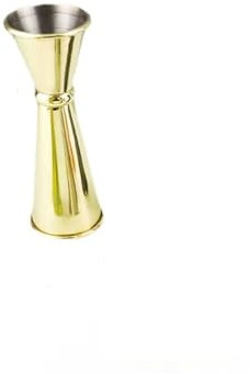 QuxetlRyz Jigger 2 Vasos medidores Dobles de Acero Inoxidable de 30/60 ml for cócteles, con Escala Interior, for Fiestas y Bares.(Gold)