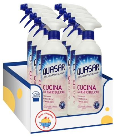 Detergente cucina per superfici delicate 580 ml – Pulizia quotidiana sicura – Variazioni 4/8/12 Pezzi (8)