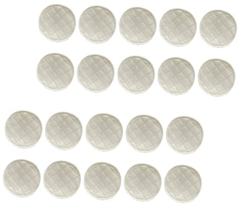 TOBBOMEY Coussinets D'allaitement Réutilisables Confortables et Absorbants en Coton Lavables Lot de 20 pour Allaitement et Baby Shower