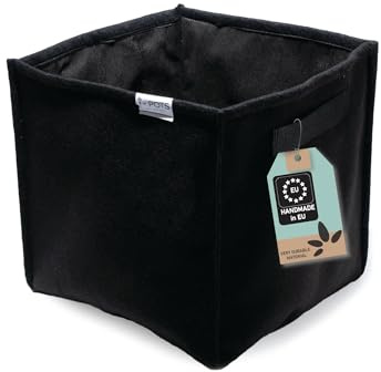 iPots Fabric Pots, Stofftopf, pflanzsack, pflanztasche mit Griffe für Kartoffeln und Tomaten (1x, 100 L (54 x 54 x 35 cm))